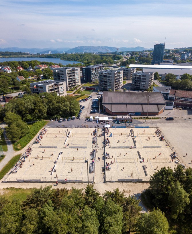Oversiktsbilde over banene