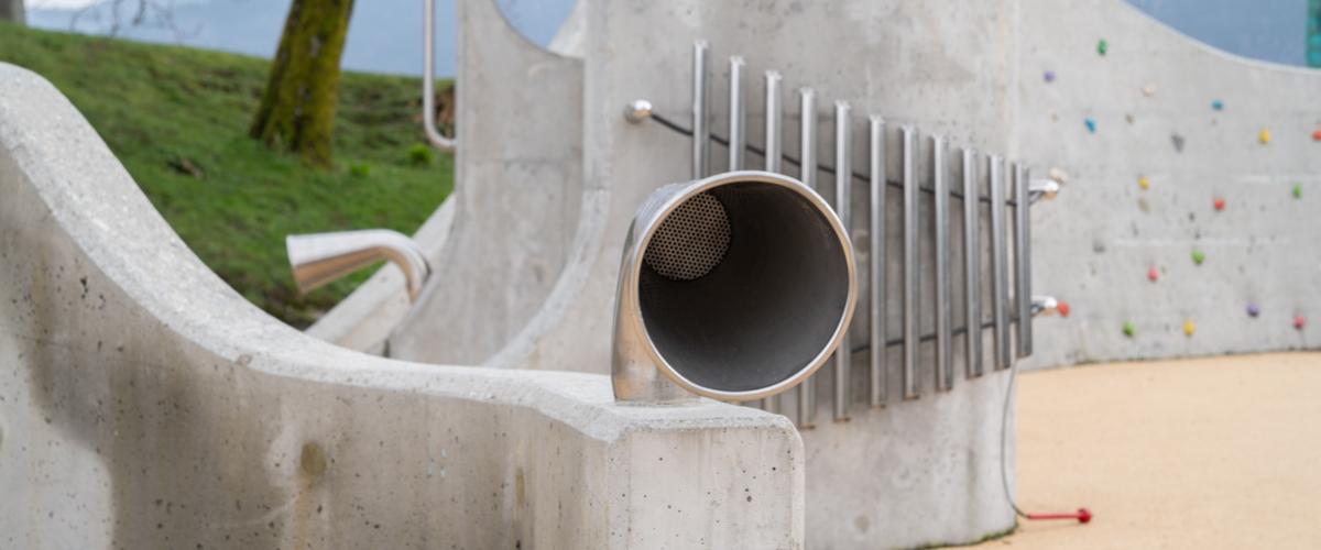 Lydspill. Foto: Bergen kommune Lydbølgen høyttalere