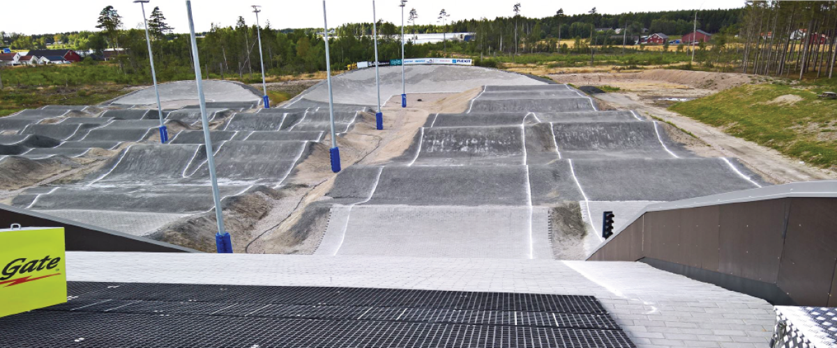 BMX-banen. Foto: Råde BMX BMX-banen