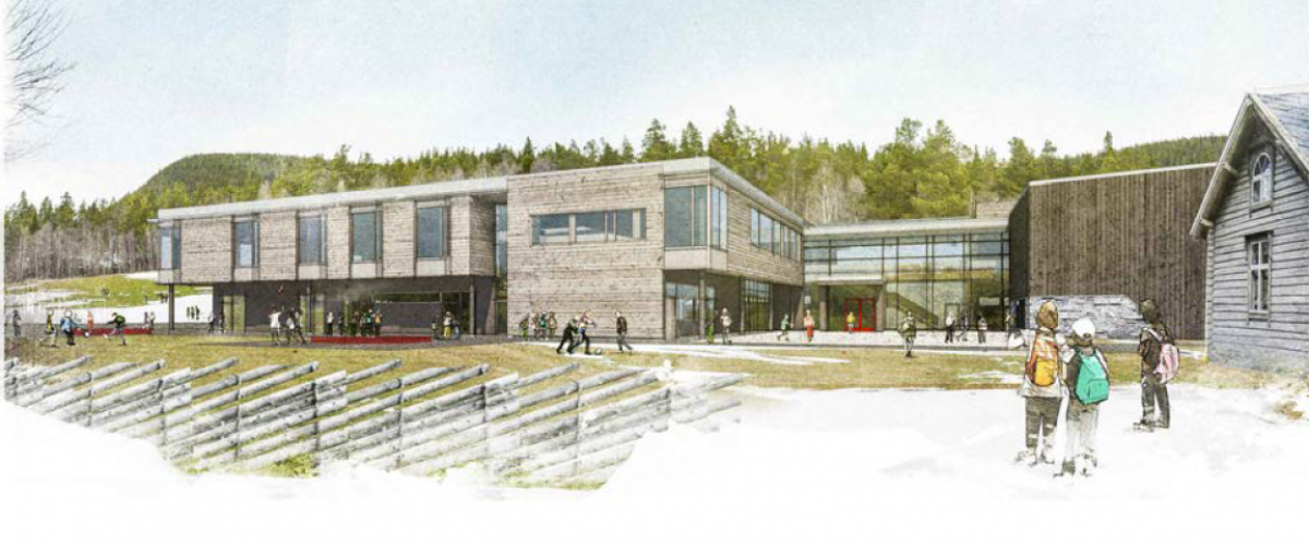 Skisse av Sjulhustunet