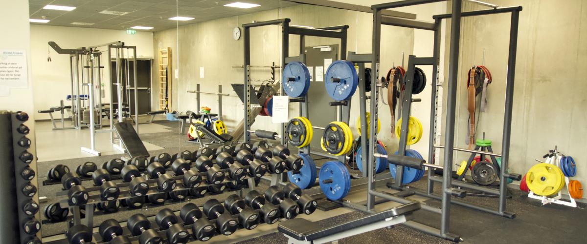 Styrketreningsrom. Foto: Alvdal kommune. Sjulhustunet styrketreningsrom