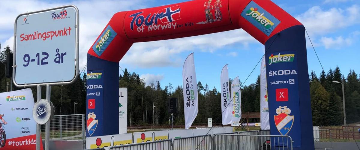 Bilde fra da Tour of Norway var på besøk i anlegget