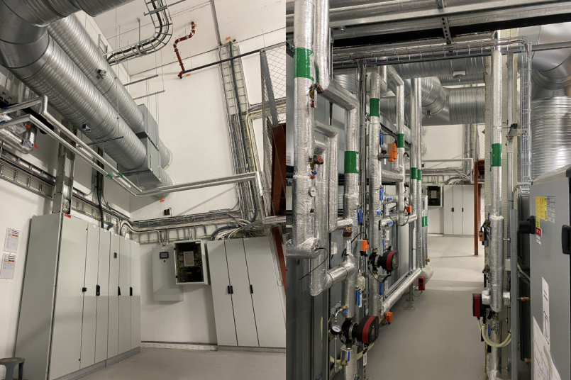 Bilde av automasjonanlegget i Thonhallen