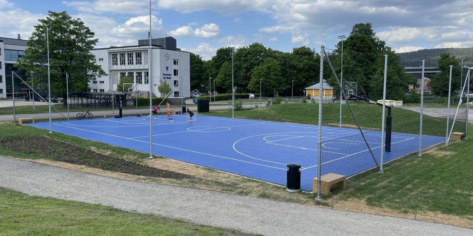 Streetbasketbanen i Drammen 